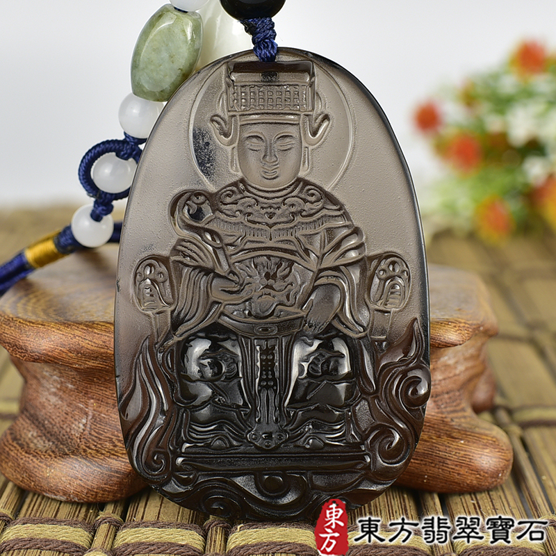 編號：MD260玉石神明玉珮商品實照