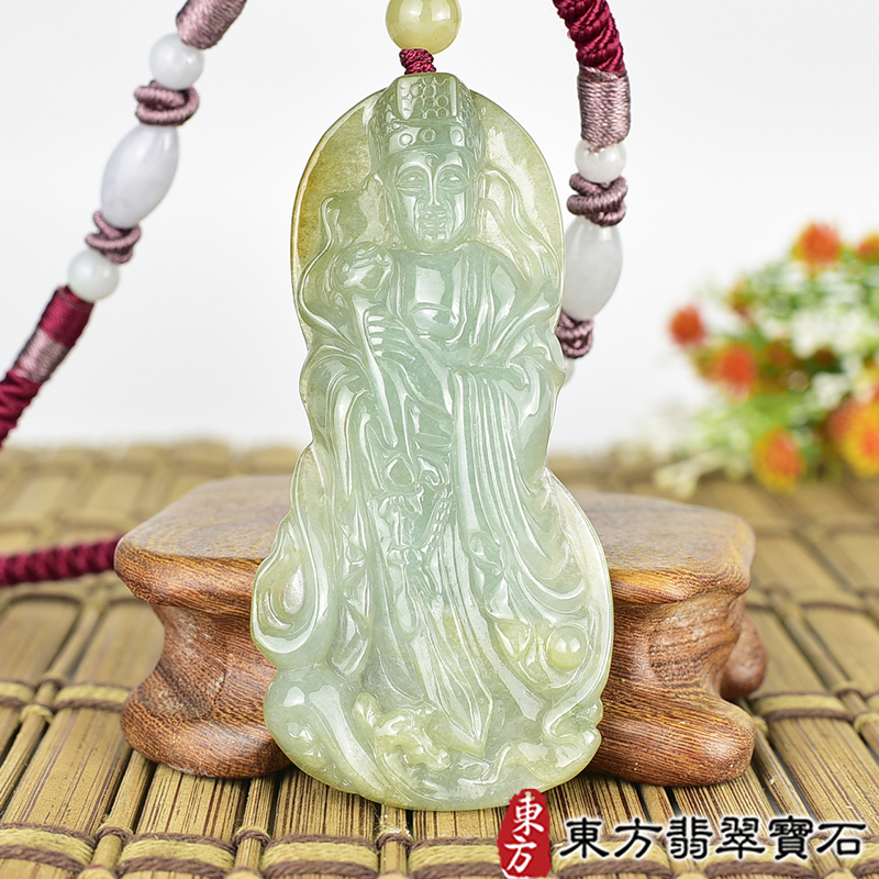 翡翠神明玉珮商品NT元，介紹，商品介紹實圖