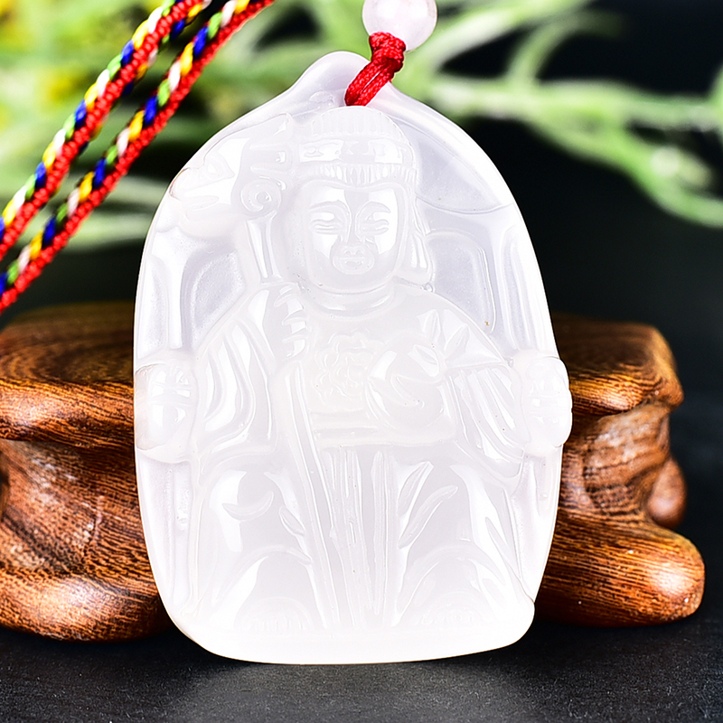 編號：QE091玉石神明玉珮商品實照