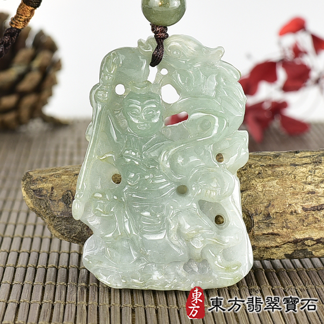 翡翠神明玉珮類最新商品，編號TT195實照圖片