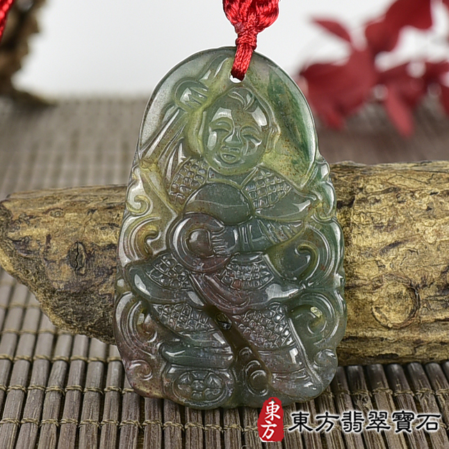 編號：TT199玉石神明玉珮商品實照