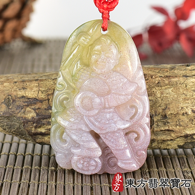 編號：TT205玉石神明玉珮商品實照