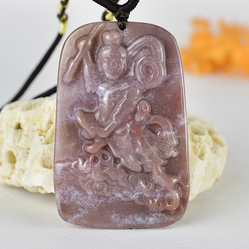 編號：TT207玉石神明玉珮商品實照