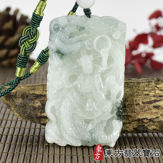 翡翠神明玉珮類最新商品，編號TT220實照圖片