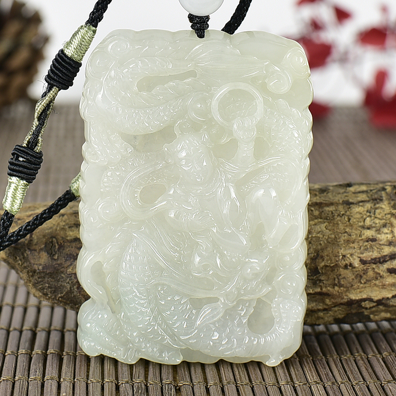 翡翠神明玉珮類最新商品，編號TT221實照圖片