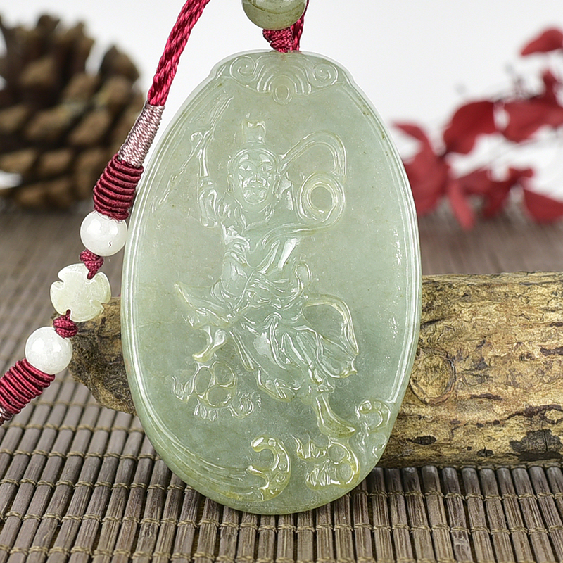 翡翠神明玉珮類最新商品，編號TT223實照圖片