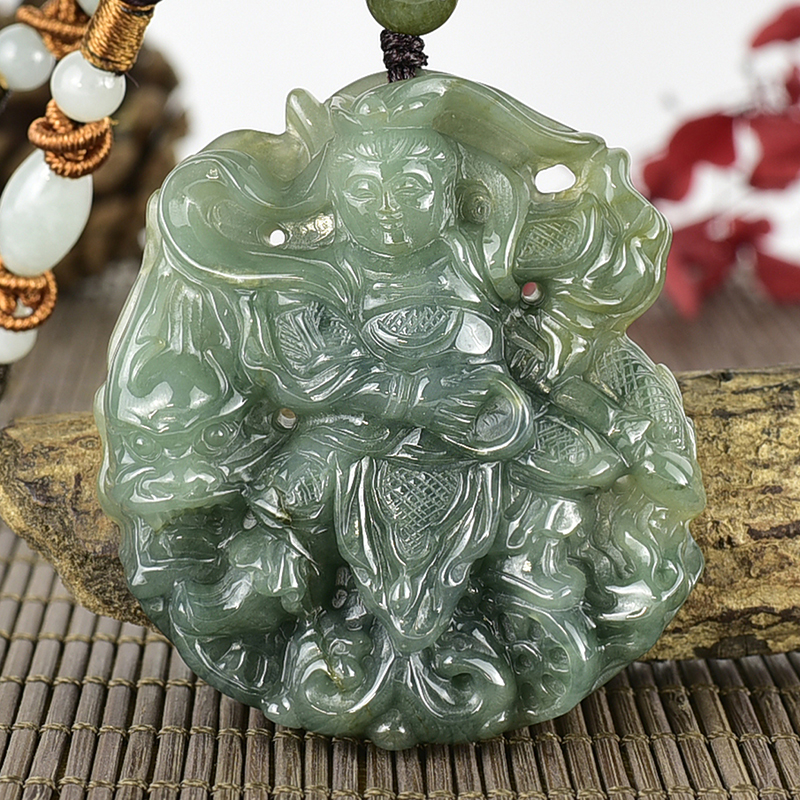 翡翠神明玉珮類最新商品，編號TT226實照圖片