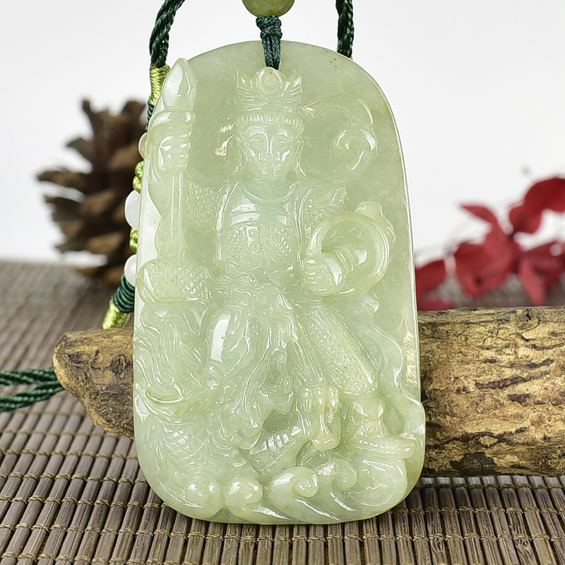 翡翠神明玉珮類最新商品，編號TT228實照圖片