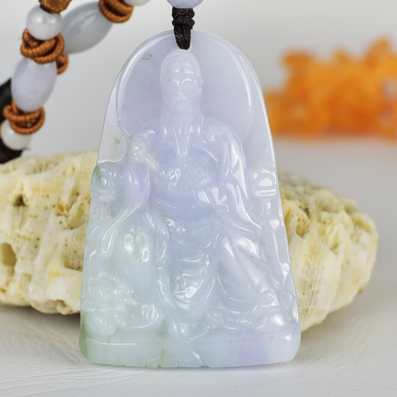 翡翠神明玉珮類最新商品，編號WH033實照圖片