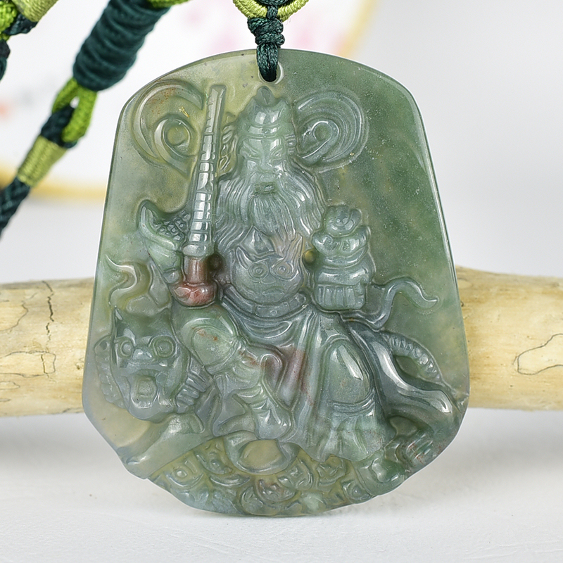 編號：WM050玉石神明玉珮商品實照