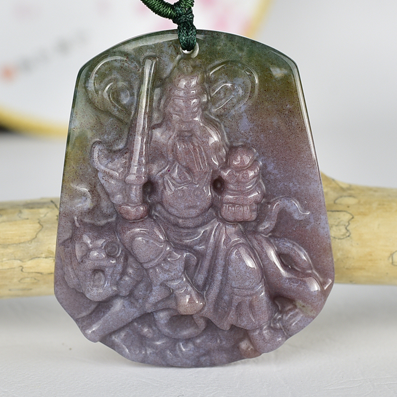 編號：WM051玉石神明玉珮商品實照