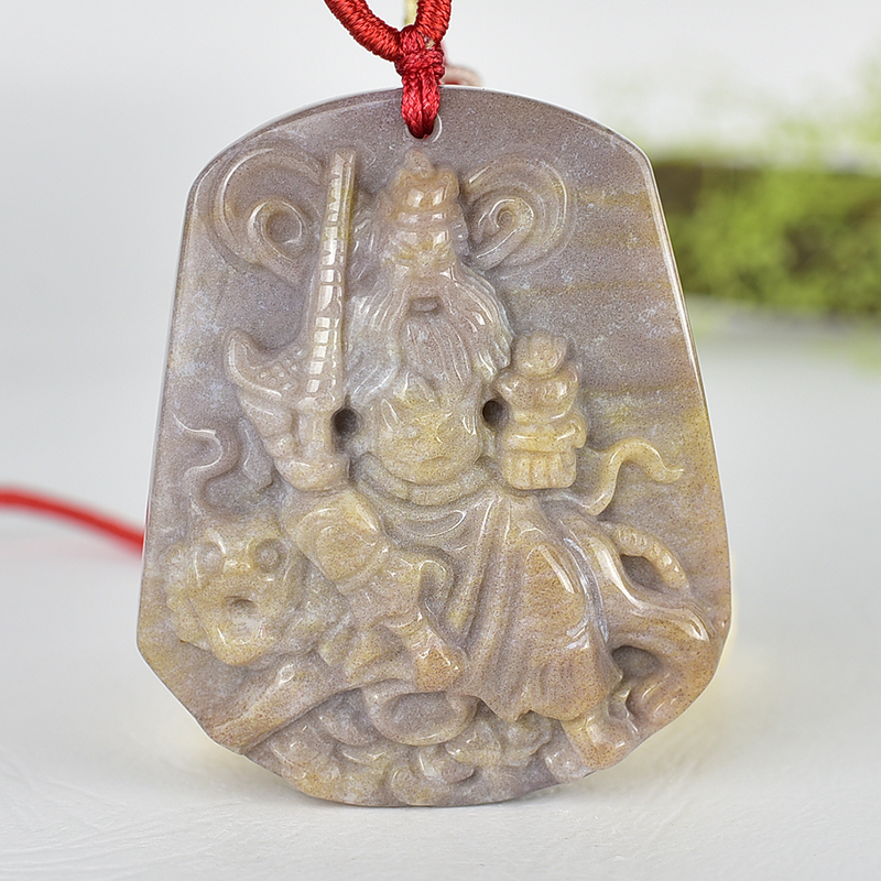 編號：WM052玉石神明玉珮商品實照
