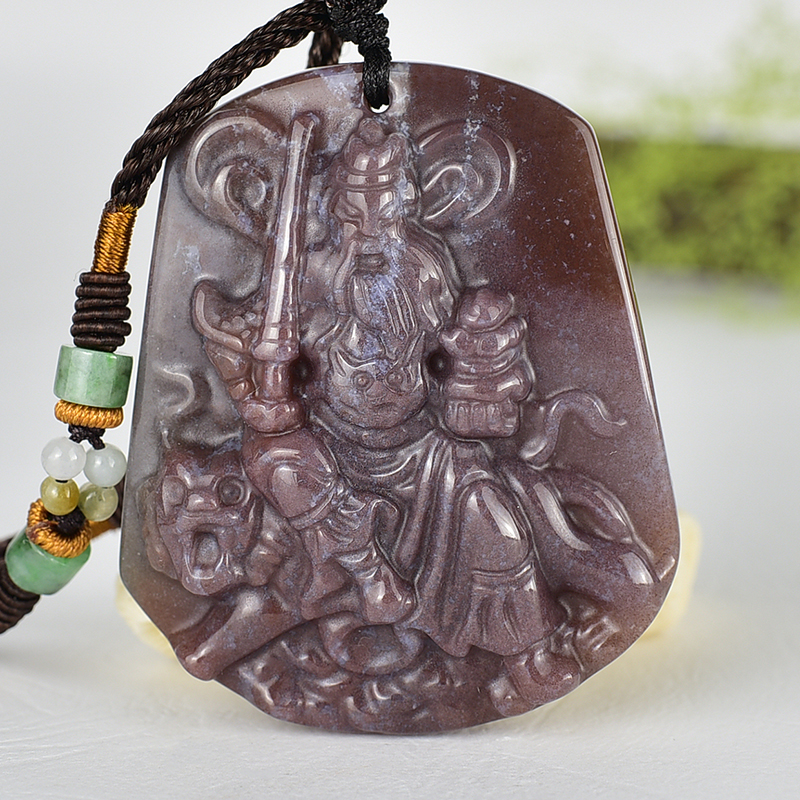 編號：WM053玉石神明玉珮商品實照