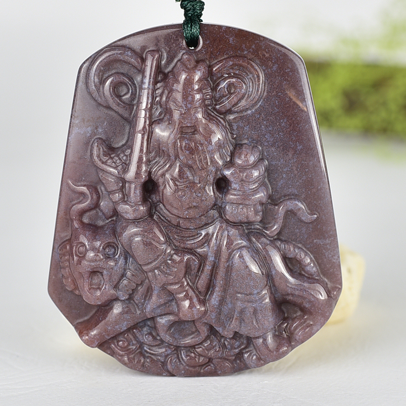 編號：WM056玉石神明玉珮商品實照