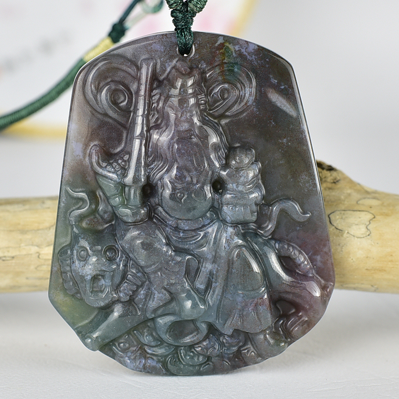 編號：WM057玉石神明玉珮商品實照