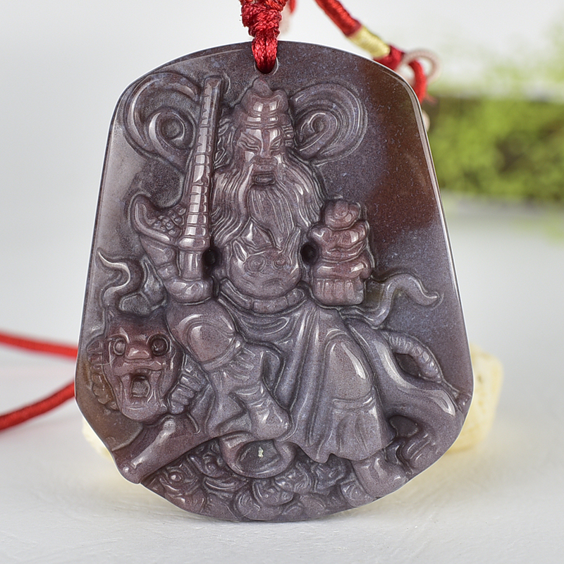 編號：WM058玉石神明玉珮商品實照