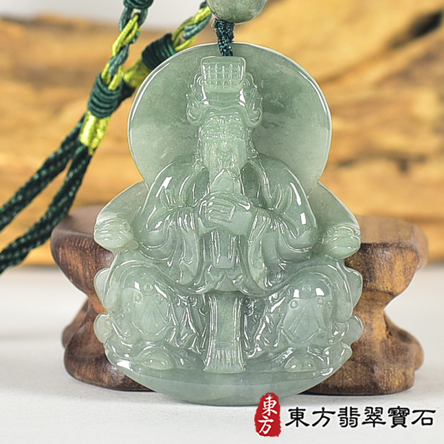 最新翡翠神明玉珮商品-翡翠玉皇大帝項鍊玉珮（玉皇大帝：玉皇大帝牌A貨翡翠玉皇大帝玉珮、緬甸玉玉皇大帝玉墜）。EH020。客製化訂做各種翡翠玉皇大帝吊墜玉珮項鍊。★附A貨翡翠雙證書