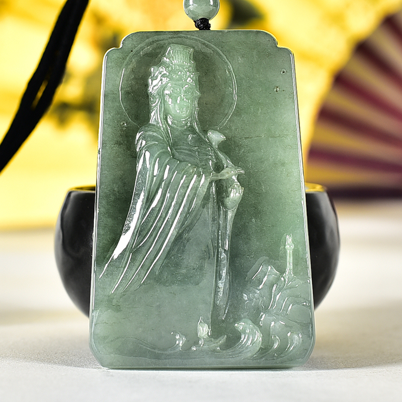 翡翠神明玉珮商品NT元，介紹，商品介紹實圖