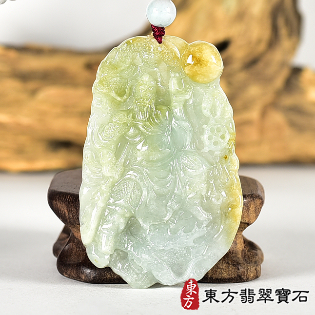 翡翠神明玉珮類最新商品，編號KG799實照圖片