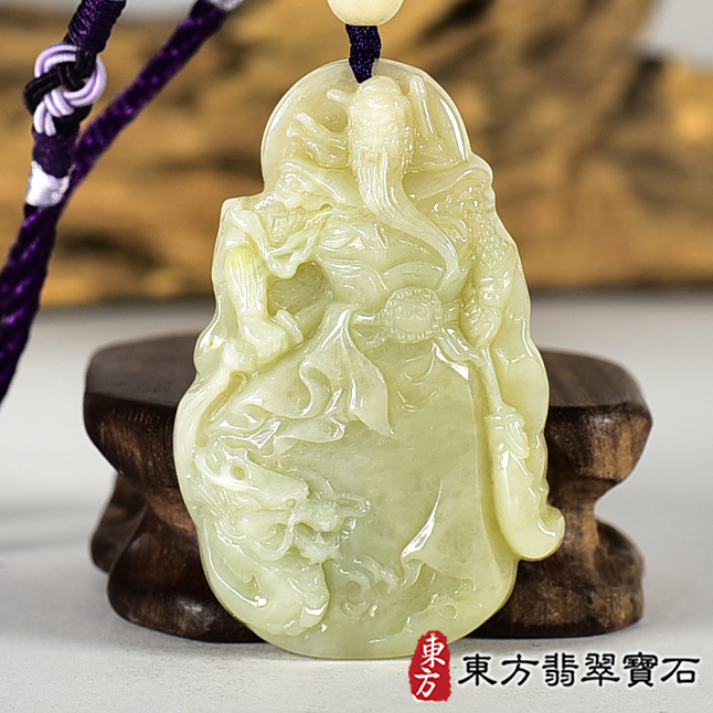 翡翠神明玉珮類最新商品，編號KG805實照圖片