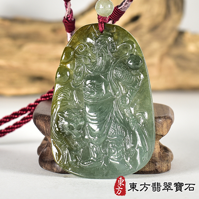 翡翠神明玉珮類最新商品，編號KG806實照圖片