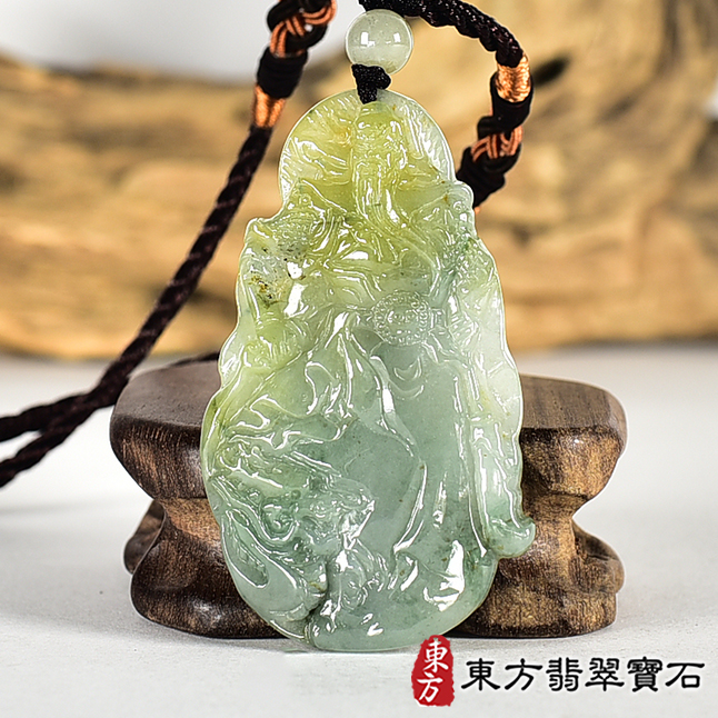 翡翠神明玉珮類最新商品，編號KG808實照圖片