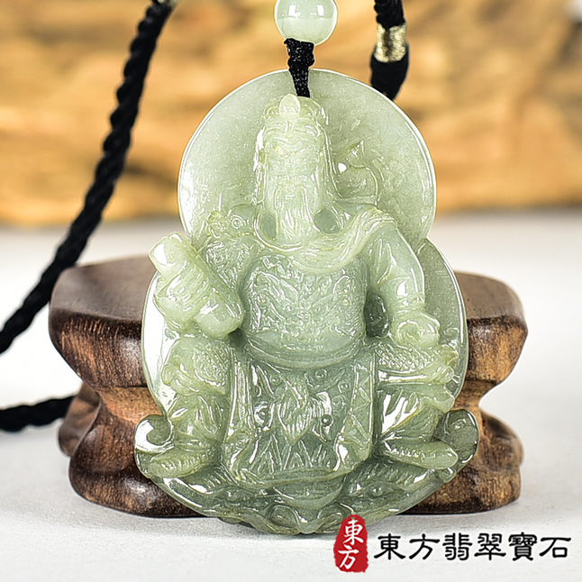 翡翠神明玉珮類最新商品，編號KG832實照圖片