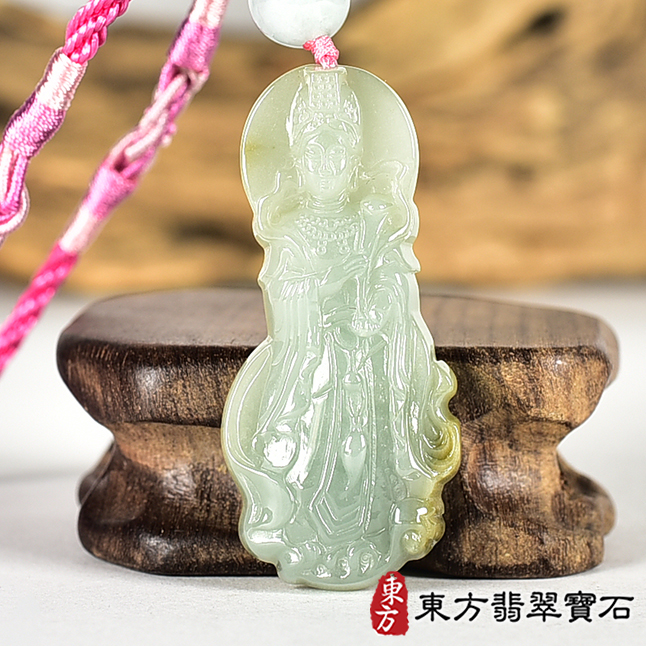 翡翠神明玉珮類最新商品，編號MD344實照圖片