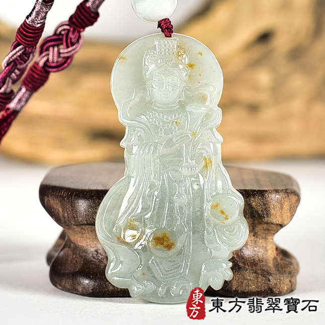 翡翠神明玉珮類最新商品，編號MD347實照圖片