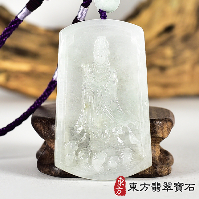 翡翠神明玉珮類最新商品，編號MD348實照圖片