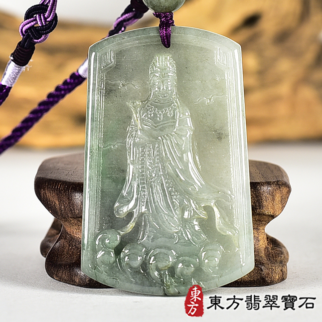 翡翠神明玉珮類最新商品，編號MD349實照圖片