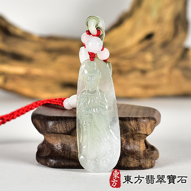 翡翠神明玉珮類最新商品，編號MD351實照圖片