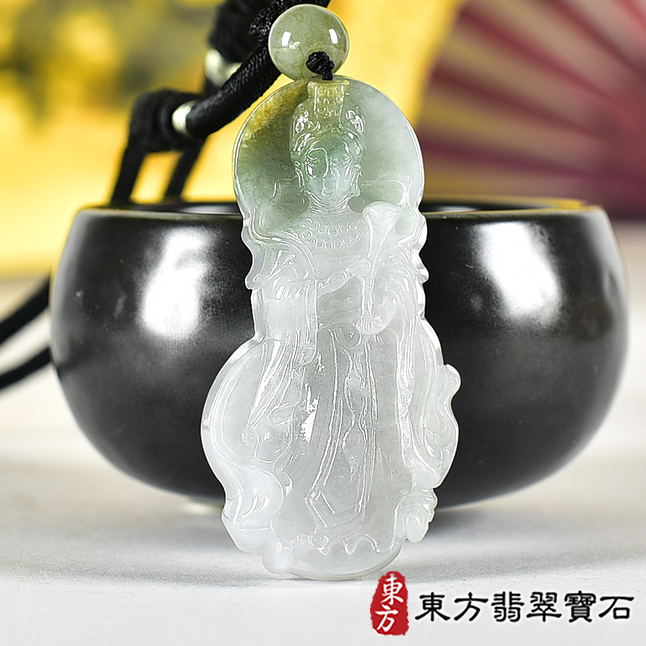 翡翠神明玉珮類最新商品，編號MD387實照圖片