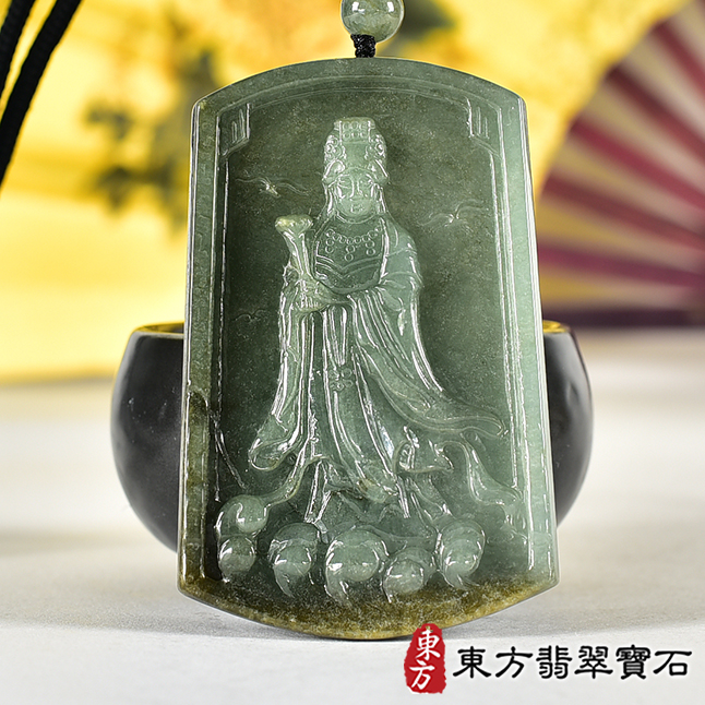 翡翠神明玉珮商品NT元，介紹，商品介紹實圖