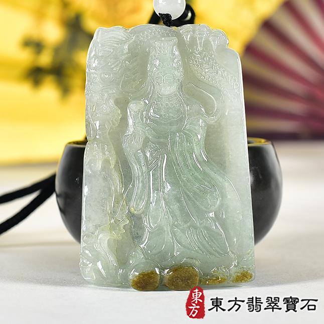 翡翠神明玉珮類最新商品，編號MD402實照圖片