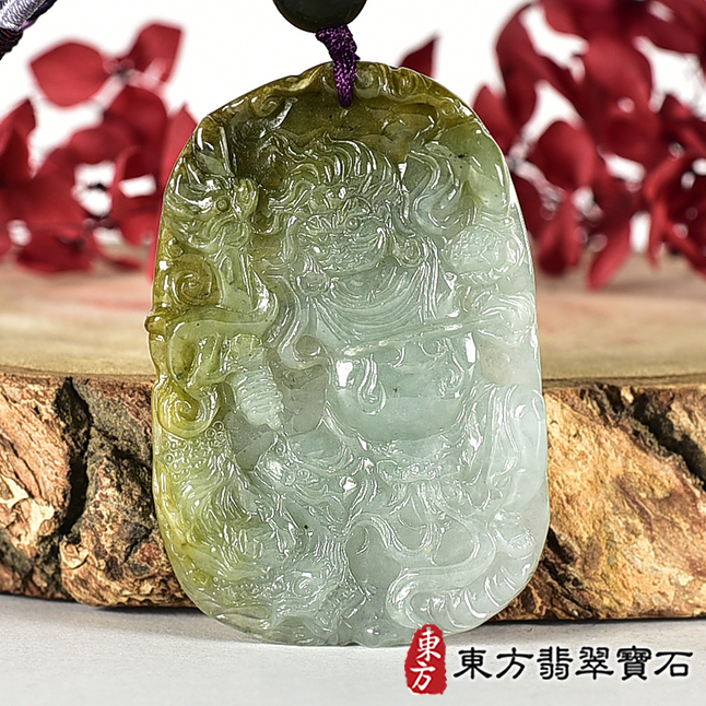 翡翠神明玉珮類最新商品，編號MG015實照圖片