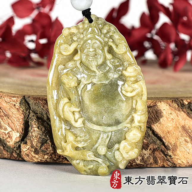 翡翠神明玉珮類最新商品，編號MG018實照圖片