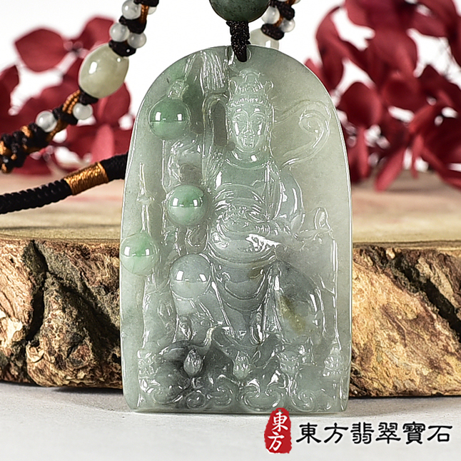 翡翠神明玉珮類最新商品，編號NT065實照圖片