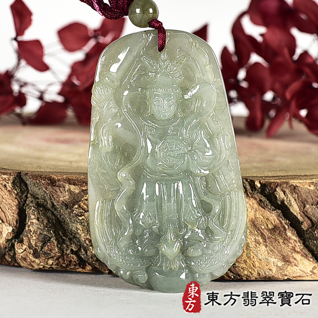 翡翠神明玉珮類最新商品，編號NT067實照圖片