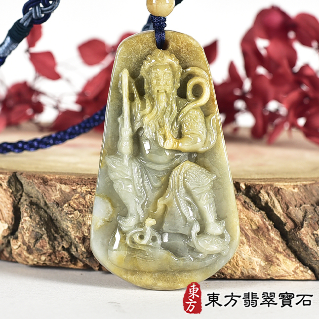 翡翠神明玉珮類最新商品，編號ST273實照圖片