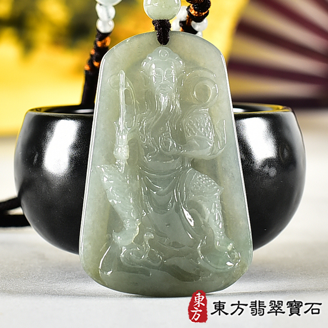 翡翠神明玉珮類最新商品，編號ST275實照圖片