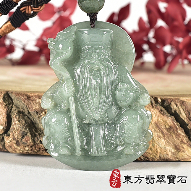 翡翠神明玉珮類最新商品，編號TD081實照圖片