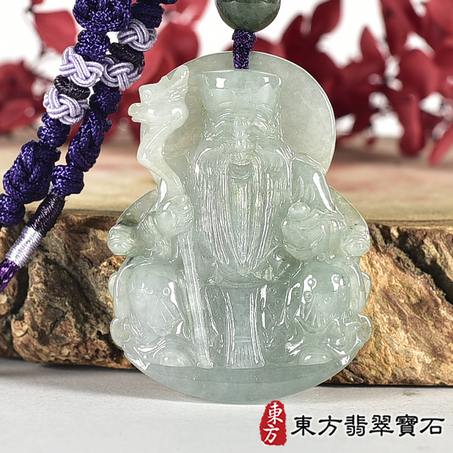 翡翠神明玉珮類最新商品，編號TD082實照圖片
