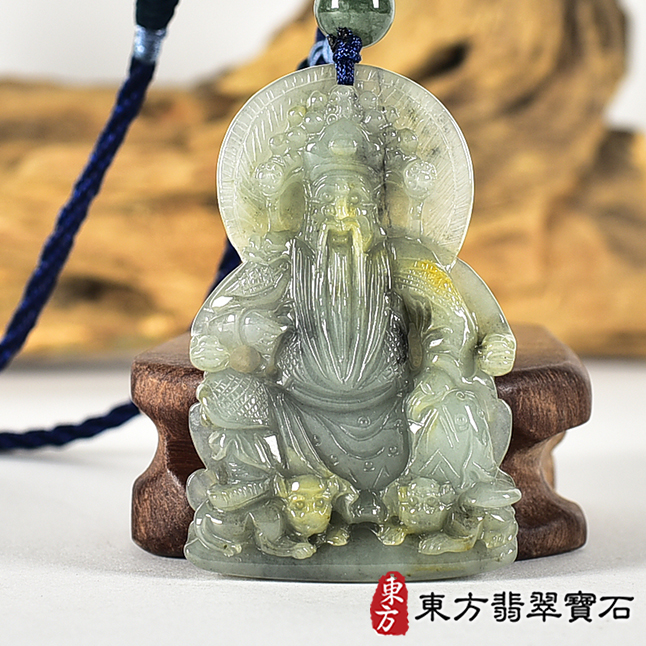 翡翠神明玉珮類最新商品，編號WF028實照圖片