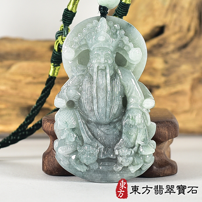 翡翠神明玉珮類最新商品，編號WF029實照圖片