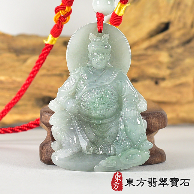 翡翠神明玉珮類最新商品，編號WF031實照圖片