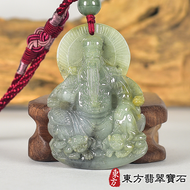 翡翠神明玉珮類最新商品，編號WF033實照圖片