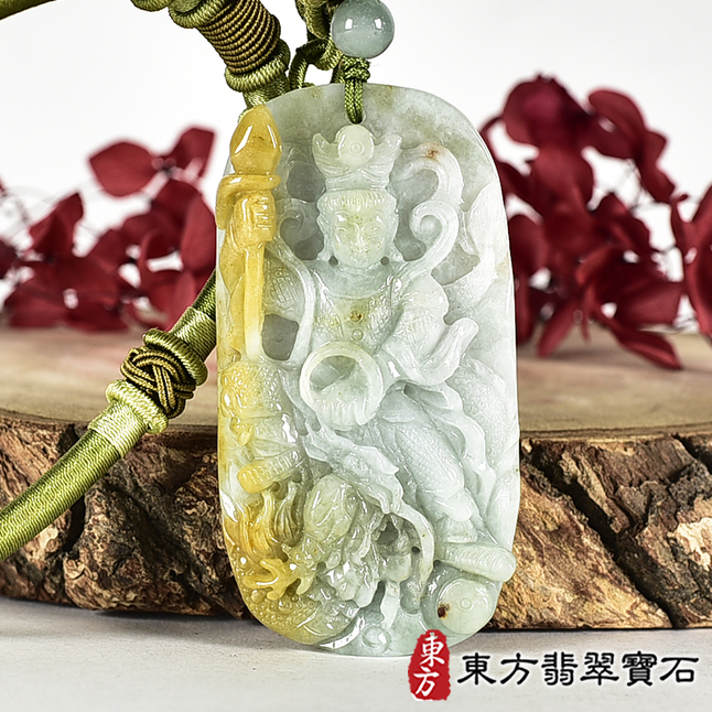 翡翠神明玉珮類最新商品，編號TT233實照圖片