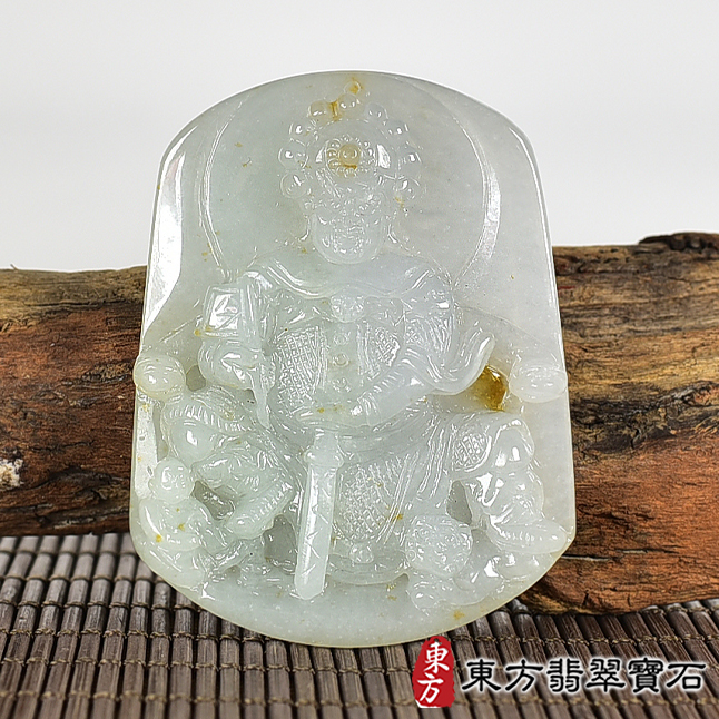 翡翠神明玉珮類最新商品，編號WF034實照圖片