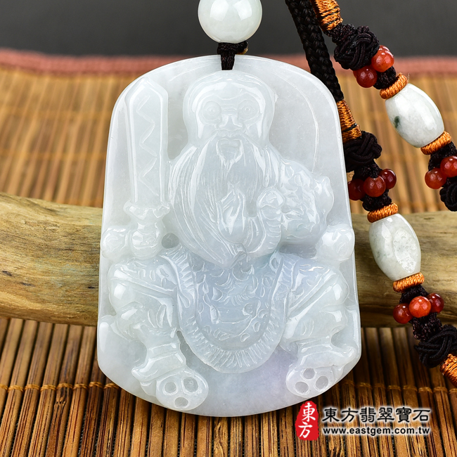 編號：KN064翡翠神明玉珮商品實照